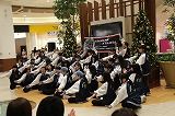 ダンス部がAEON MALL日の出店クリスマスツリー点灯式に出演